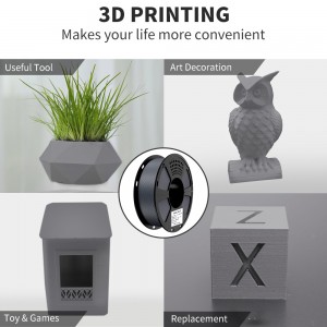 PLA  Matte Dark Grey 3D printer Filament 1.75mm 1kg/roll