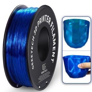 TPU Transparent Blue 3D Printer Filament 1.75mm 1kg/roll