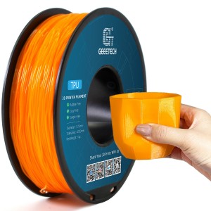 TPU Orange 3D Printer Filament 1.75mm 1kg/roll