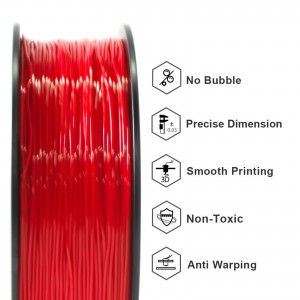 TPU Red 3D Printer Filament 1.75mm 1kg/roll
