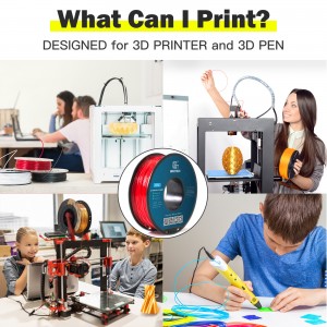 TPU Red 3D Printer Filament 1.75mm 1kg/roll