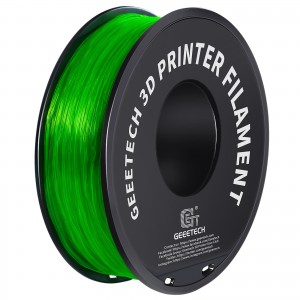 TPU Transparent Green 3D Printer Filament 1.75mm 1kg/roll