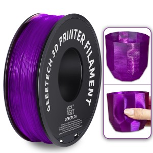 TPU Transparent Purple 3D Printer Filament 1.75mm 1kg/roll