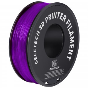 TPU Transparent Purple 3D Printer Filament 1.75mm 1kg/roll