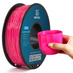 TPU Pink 3D Printer Filament 1.75mm 1kg/roll