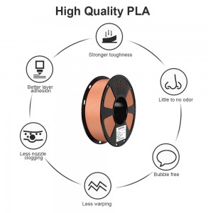 PLA  Matte Orange 3D Printer Filament 1.75mm 1kg/roll