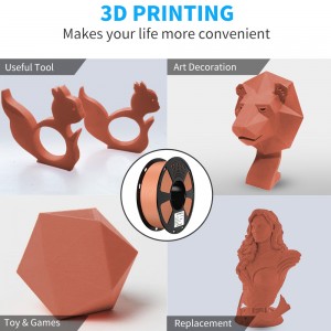 PLA  Matte Orange 3D Printer Filament 1.75mm 1kg/roll