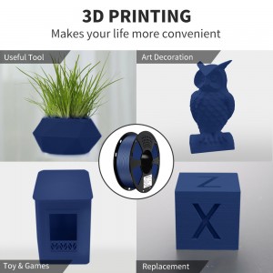 {6KG}PLA Matte Navy Blue 3D Printer Filament 1.75mm 1kg/roll