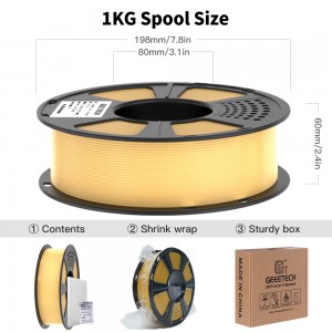 {10KG}PLA Sand Gold 3D Printer Filament 1.75mm 1kg/roll