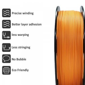 PLA orange 3D Printer Filament 1.75mm 1kg/roll