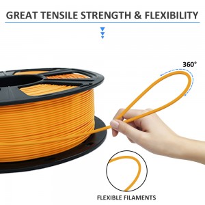 PLA orange 3D Printer Filament 1.75mm 1kg/roll