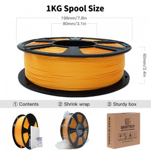 PLA orange 3D Printer Filament 1.75mm 1kg/roll