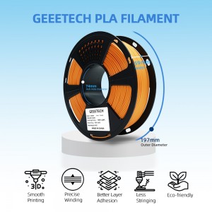 PLA orange 3D Printer Filament 1.75mm 1kg/roll