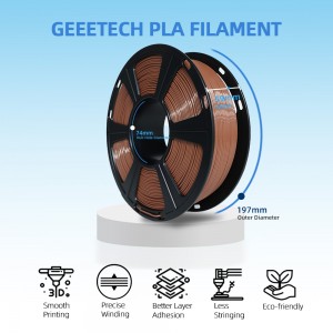 PLA Brown  3D Printer Filament 1.75mm 1kg/roll