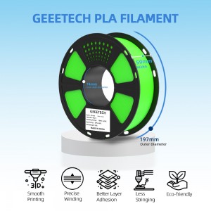 PLA Green  3D Printer Filament 1.75mm 1kg/roll
