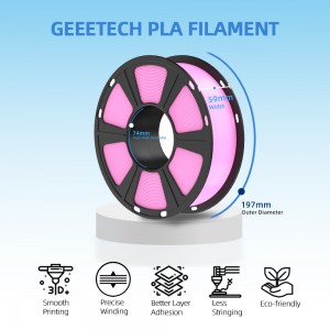 PLA Pink  3D Printer Filament 1.75mm 1kg/roll