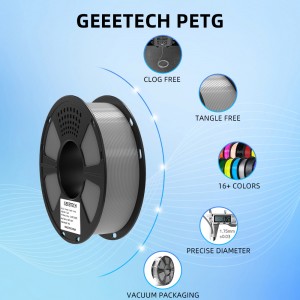 {6KG} PETG Grey 3D Printer Filament 1.75mm 1kg/roll