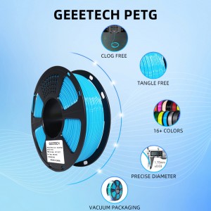 PETG Water Blue 3D Printer Filament 1.75mm 1kg/roll