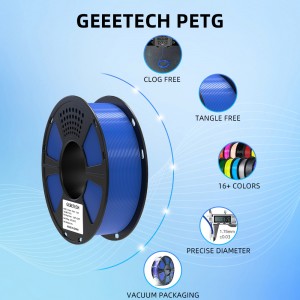 PETG Blue 3D Printer Filament 1.75mm 1kg/roll