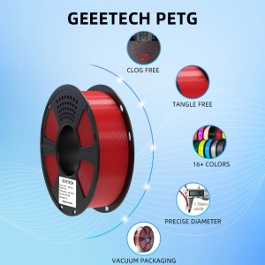 PETG Red 3D Printer Filament 1.75mm 1kg/roll
