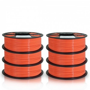 {6KG} PETG Orange 3D Printer Filament 1.75mm 1kg/roll