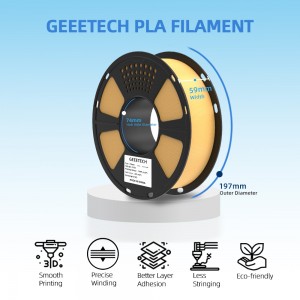 {6KG}PLA Gold Sand 3D Printer Filament 1.75mm 1kg/roll