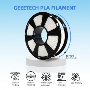 {6KG}PLA Warm  White 3D Printer Filament 1.75mm 1kg/roll