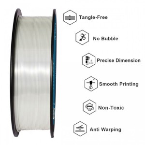 PLA Silk White  3D Printer Filament 1.75mm 1kg/roll