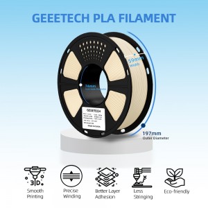 PLA Beige 3D Printer Filament 1.75mm 1kg/roll