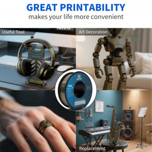 PETG Metal Brown 3D Printer Filament 1.75mm 1KG/Roll