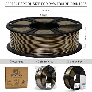 PETG Metal Brown 3D Printer Filament 1.75mm 1KG/Roll