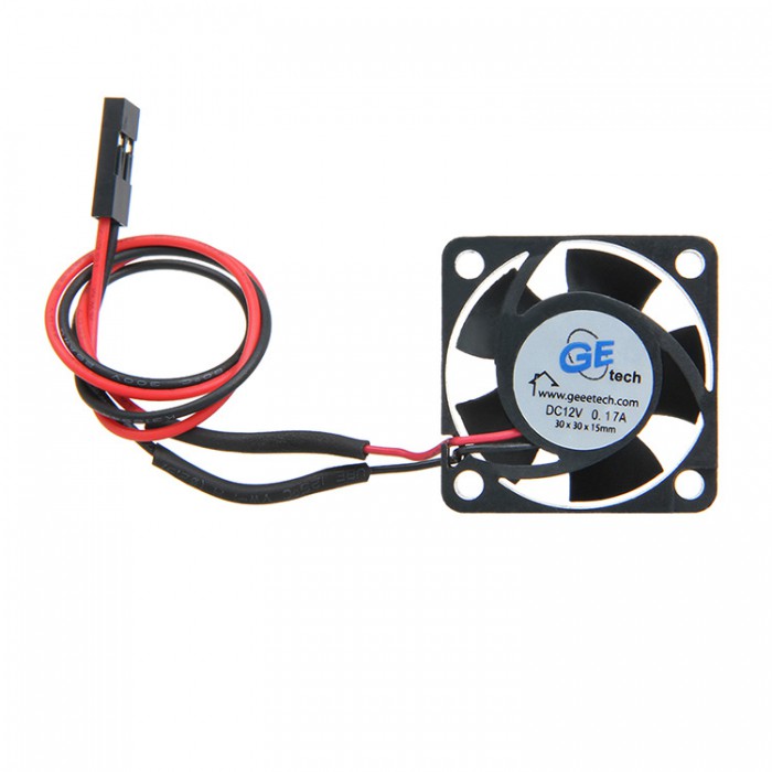 Cooler Axial Fan 12V 30x30mm [700-001-0317] - Geeetech 20170727045141