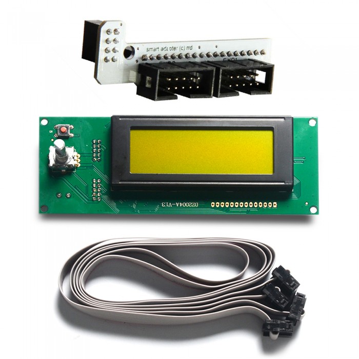 MELIFE 2004 LCD Graphic Smart Display Controller Board with Adapter with Cable for 3D Printer RAMPS 1.4 RepRap Arduino Mega Arduino RepRap Pololu Shield
