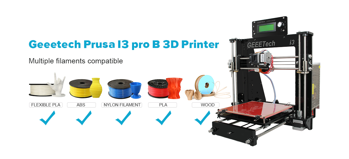geeetech prusa i3 pro b 3d printer