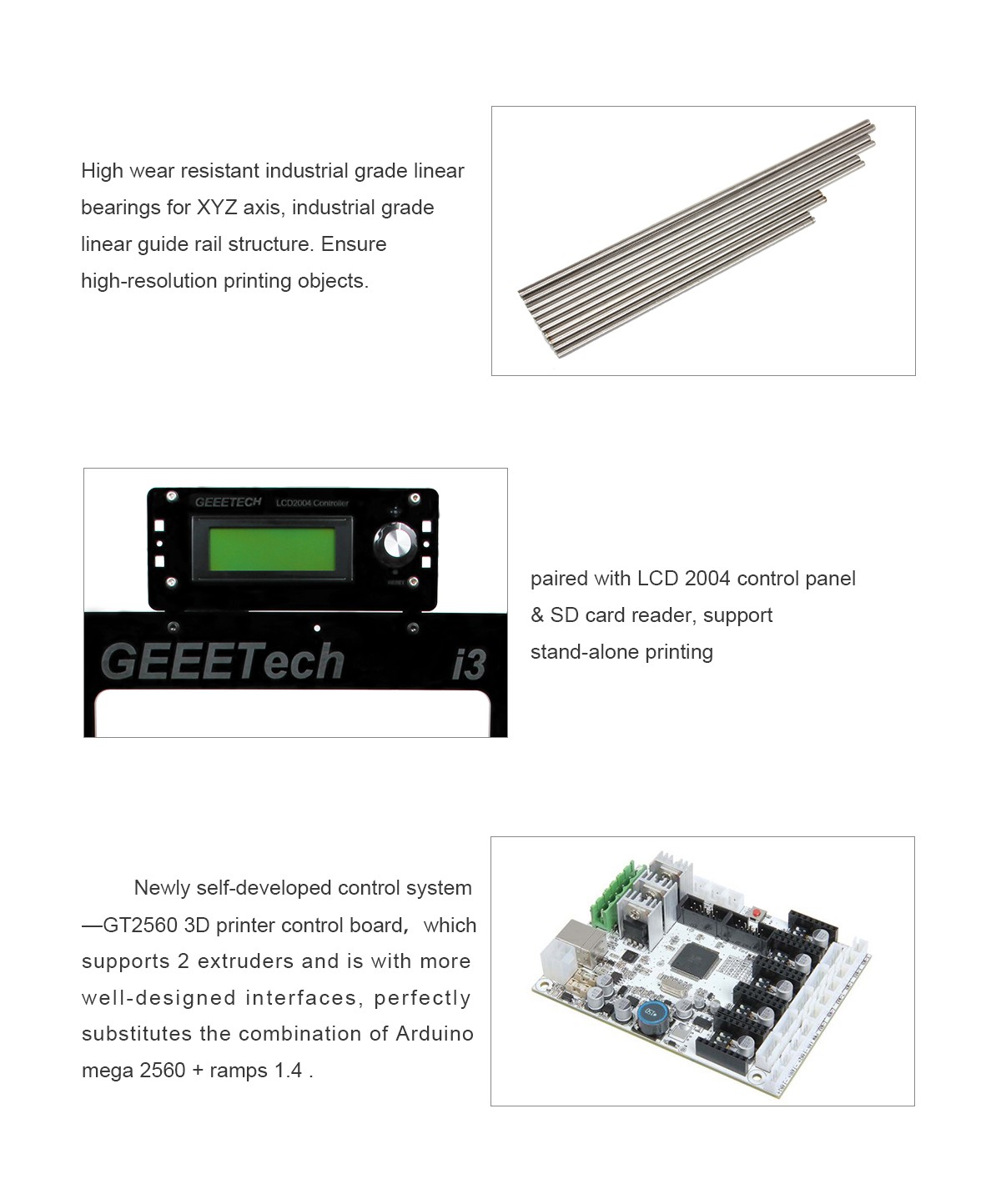 geeetech i3 pro b 3d printer advantage