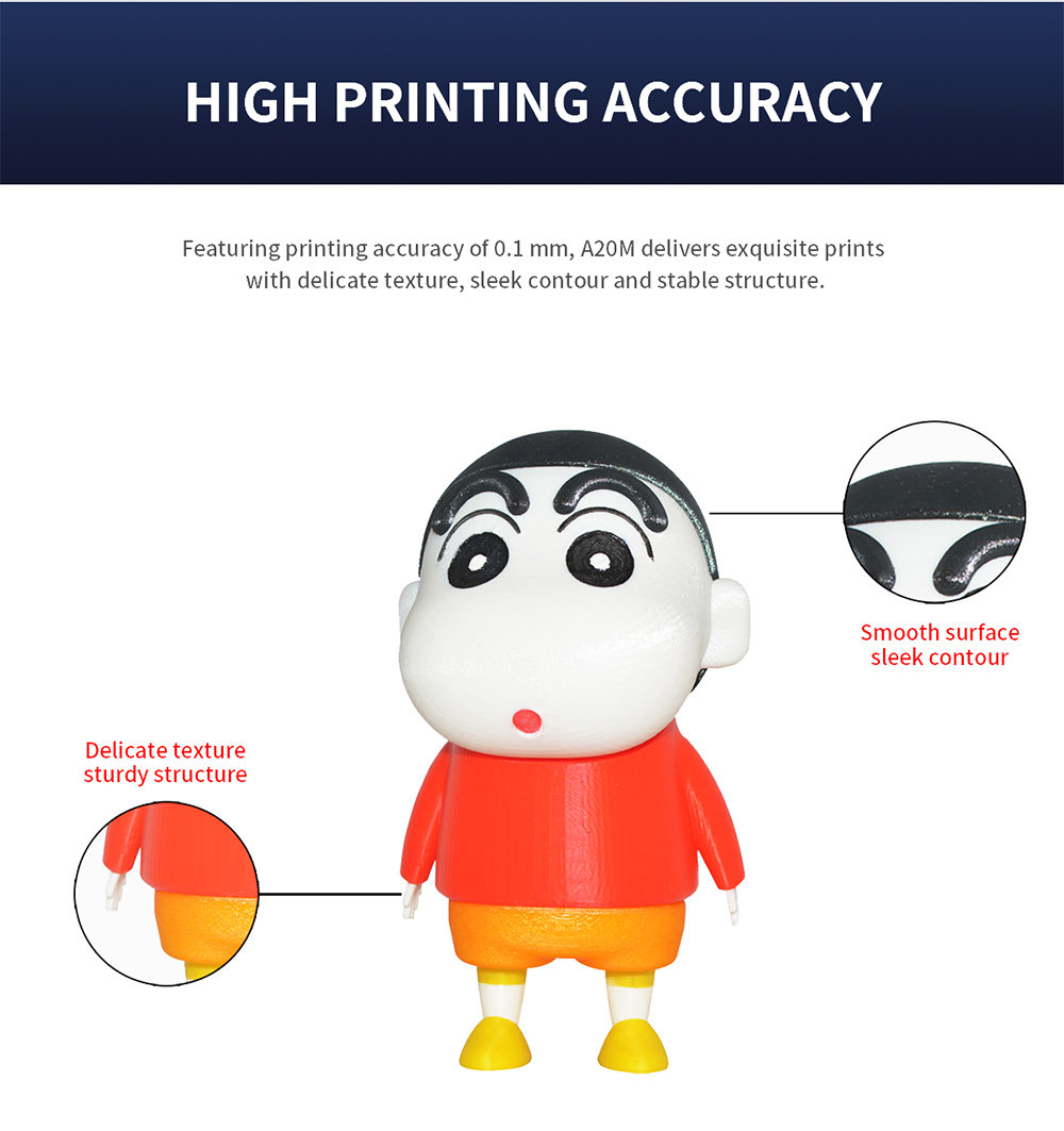 Geeetech a20m description of high printing accuracy