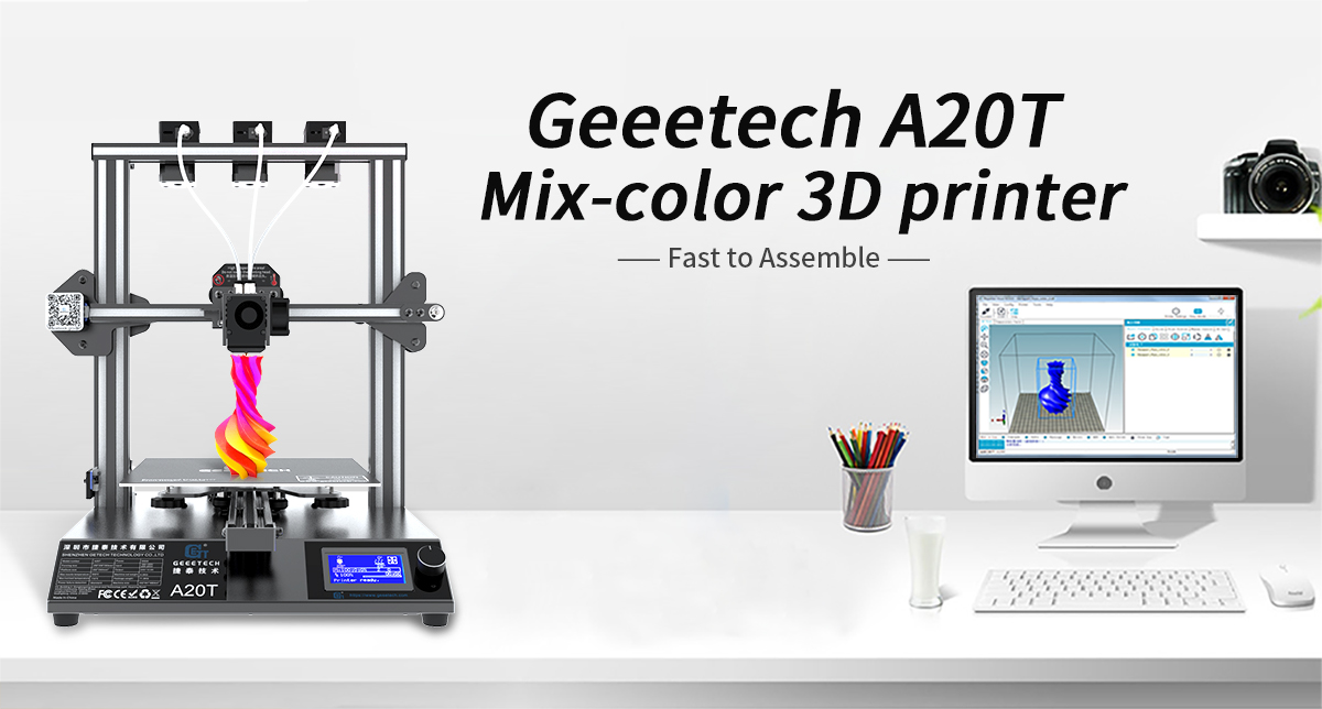 Geeetech A20T Mix-color 3d printer