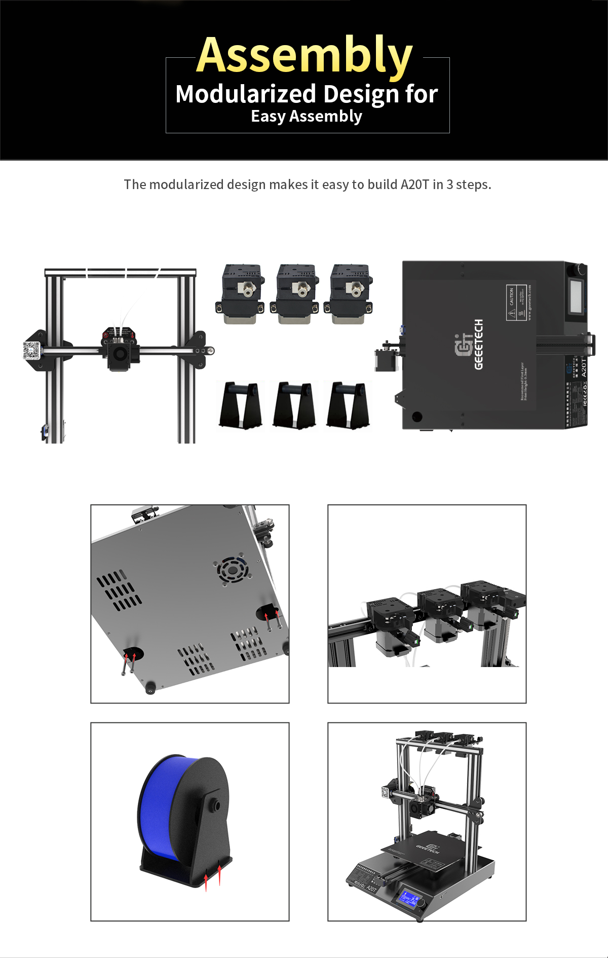 geeetech a20t decription of modularized design