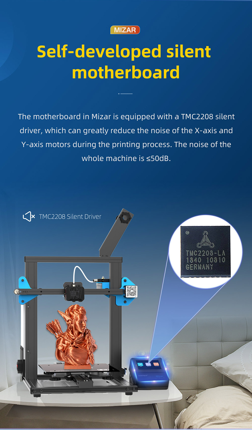 Mizar self-developed silent motherboard