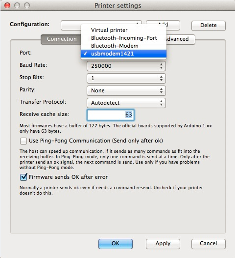 Warning: Missing Line Detected: correcting buffer usage - Repetier