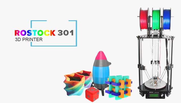 Geeetech Rostock 301 mix color 3D - Geeetech Wiki