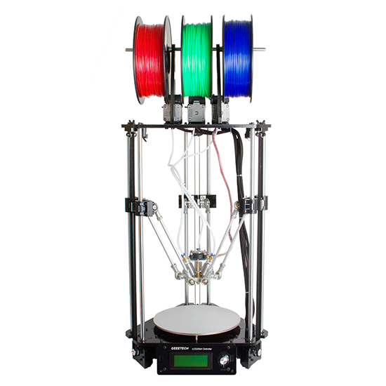 prop kredit Anmeldelse Geeetech Rostock 301 mix color 3D printer - Geeetech Wiki